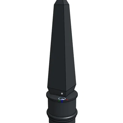 Đỉnh hình obelisk phong cách Ai Cập cho hàng rào Halloween