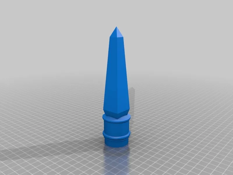Đỉnh hình obelisk phong cách Ai Cập cho hàng rào Halloween - Image 2