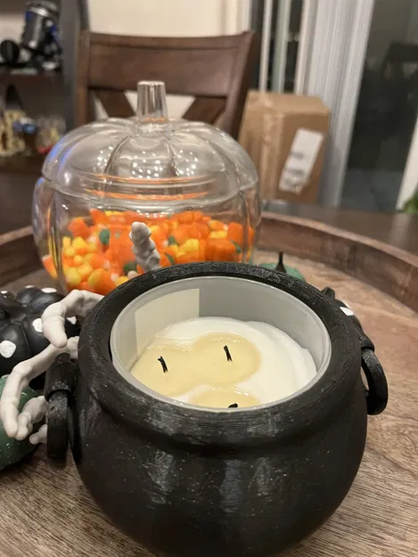 Nồi phép thuật có tay cầm di động - Giá nến decor - Image 2