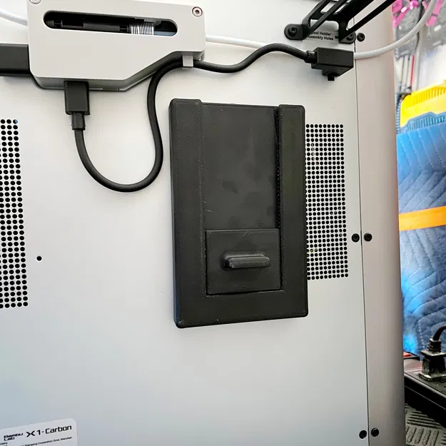 Nắp che ống thải Bambu Lab X1C với cửa trượt - Image 1