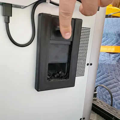 Nắp che ống thải Bambu Lab X1C với cửa trượt