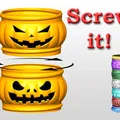 Bình chứa xếp chồng có nắp vặn thiết kế Halloween - Thumbnail 1