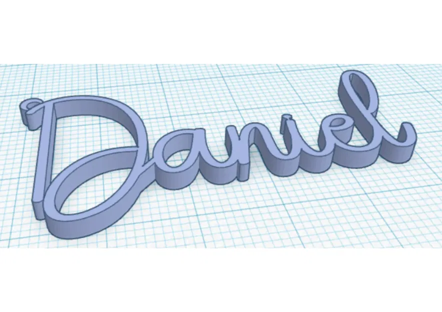 Llavero tên cá nhân 3D độc đáo - Image 2