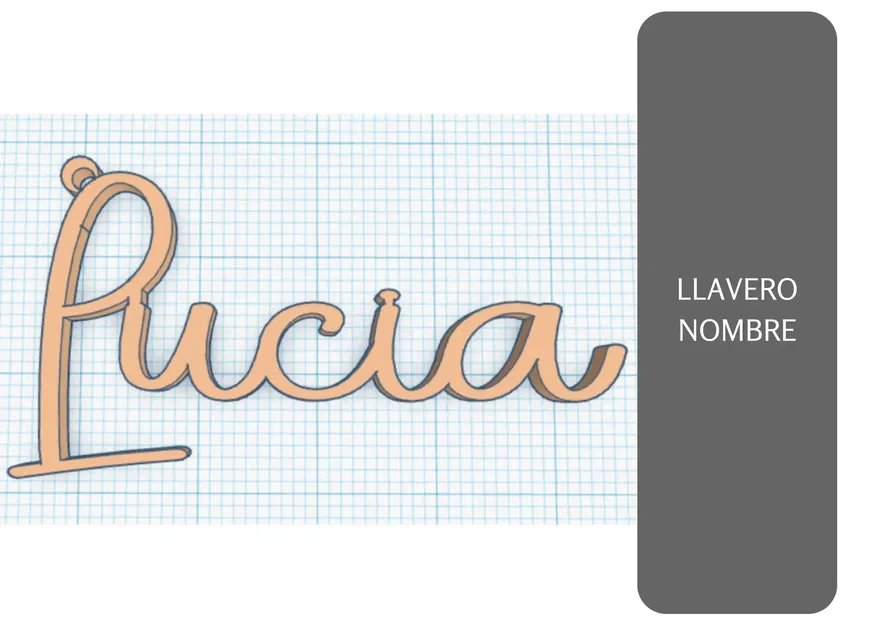 Llavero tên cá nhân 3D độc đáo - Image 1