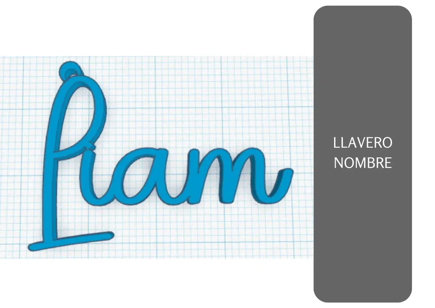 Llavero tên cá nhân 3D độc đáo - Image 1