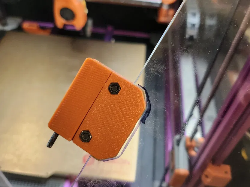 Bản lề kẹp dễ in cho máy in Voron 1515 và 2020 - Image 2