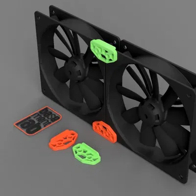 Giá Đỡ Quạt Máy Tính 120mm - Staffetta Giunzione Ventole Pc