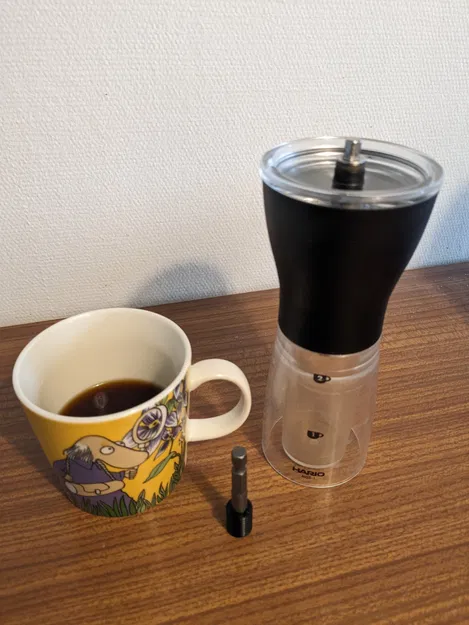 Bộ chuyển đổi 1/4 inch cho máy xay cà phê Hario - Image 2