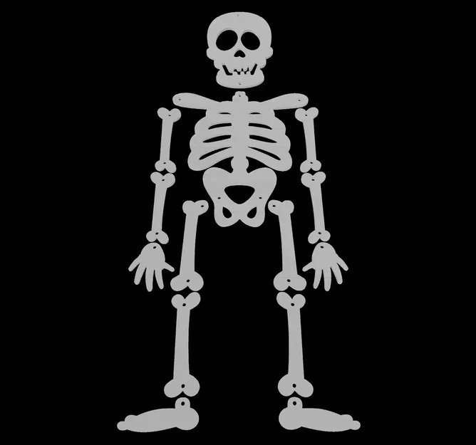 Trang trí bộ xương treo tường độc đáo - Image 1