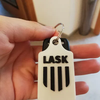 Móc khóa Lask đen trắng dành cho người yêu thích Lask