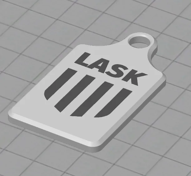 Móc khóa Lask đen trắng dành cho người yêu thích Lask - Image 2