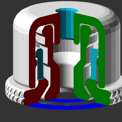 Khóa chốt nhanh với thiết kế in ngay tại chỗ