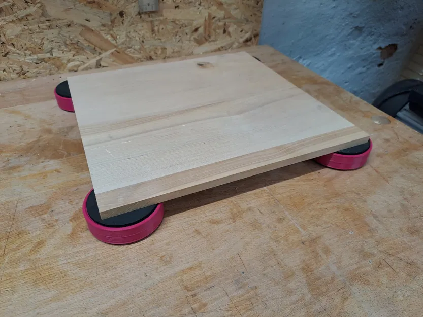 Giá đỡ bánh xe bàn đơn giản với lớp neoprene - Image 5