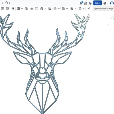 Gạc thấp poly trang trí tường