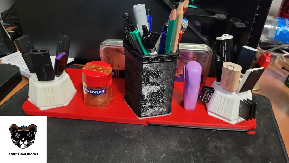 Giá đỡ bút và dụng cụ văn phòng đa năng - Image 1