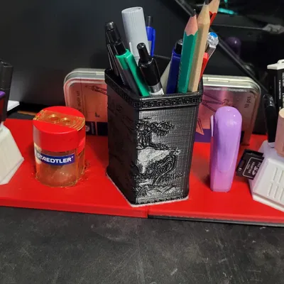Giá đỡ bút và dụng cụ văn phòng đa năng