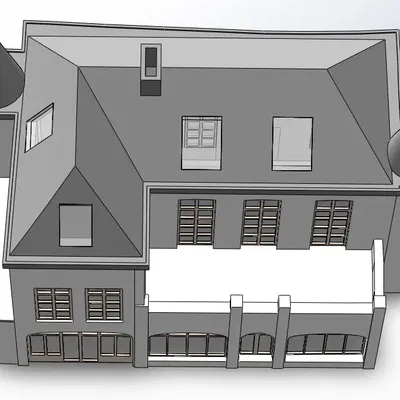 Mô hình lâu đài nhỏ xây dựng năm 1610