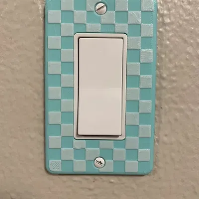 Bìa công tắc ánh sáng kiểu bàn cờ