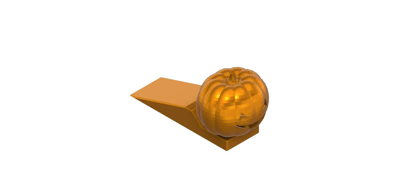 Giá đỡ cửa hình quả bí ngô cho Halloween - Image 1