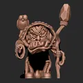 Orc Mage of Vogland – Mô hình Fantasy 28mm (Có hỗ trợ) - Thumbnail 1