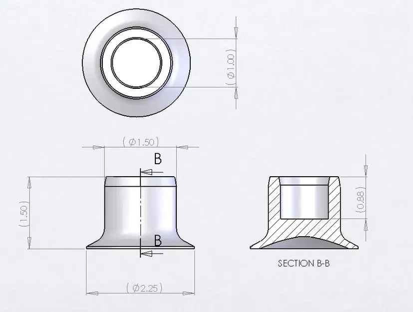 Bộ chân thay thế cho máy nén khí Rolair - Image 2