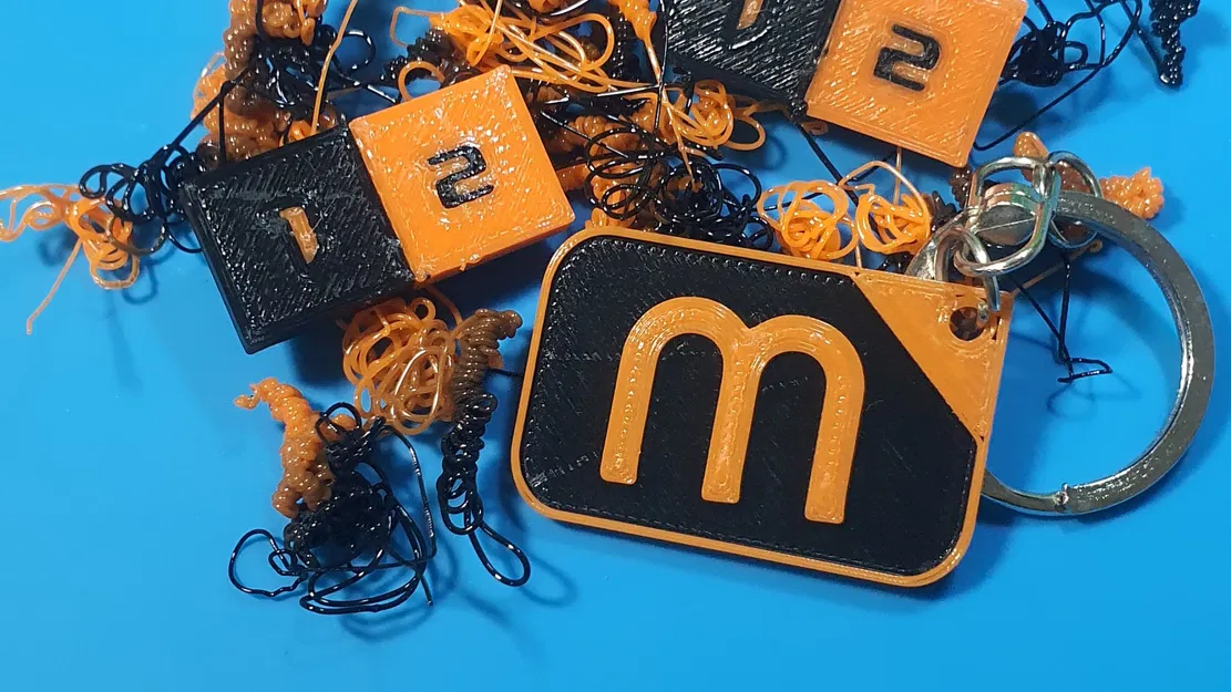 Móc khóa biểu tượng cá marlin in BAFS - Image 1