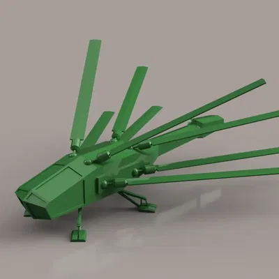 Mô hình Chim Mòng Biển Cát (Dune Ornithopter) Cánh In Liền