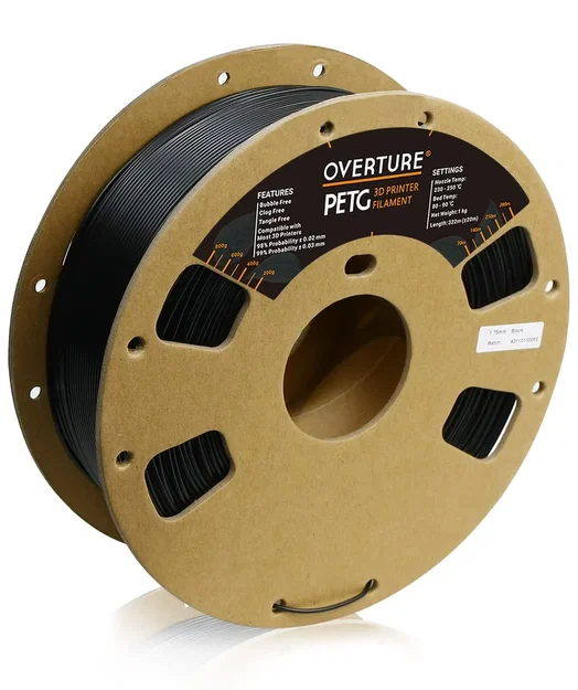 Hồ sơ filament PETG OVERTURE cho máy in Bambu X1C - Image 1