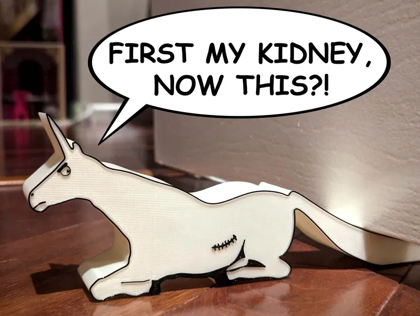 Giá đỡ cửa Charlie the DoorStopicorn phong cách hoạt hình - Image 1