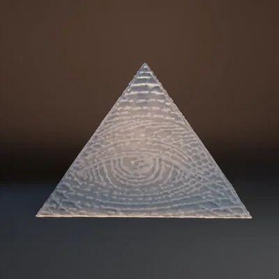 Đèn LED hình chóp Illuminati cho không gian sống