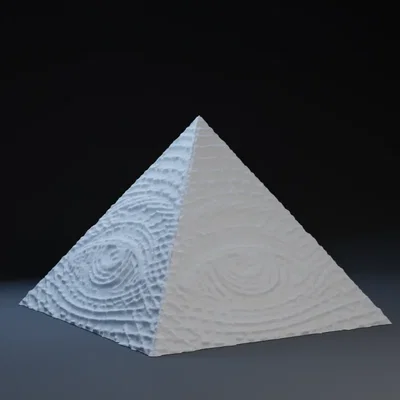 Đèn LED hình chóp Illuminati cho không gian sống