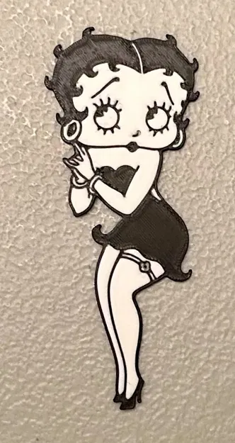 Nam châm Betty Boop đa sắc màu - Image 1