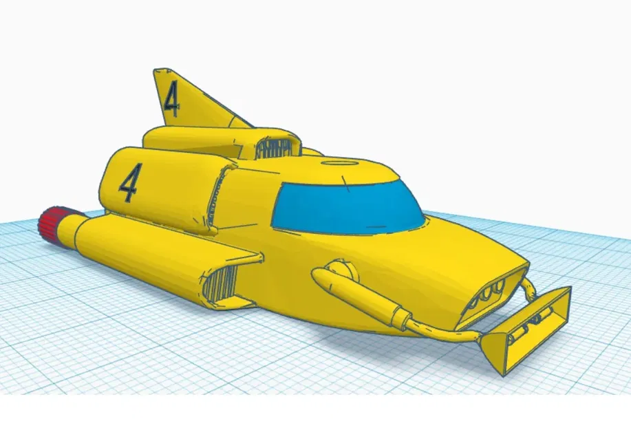 Thunderbird 4 năm 1965 của Designer Ed van der Heijden - Image 2