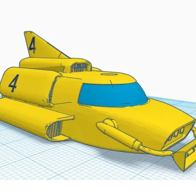 Thunderbird 4 năm 1965 của Designer Ed van der Heijden