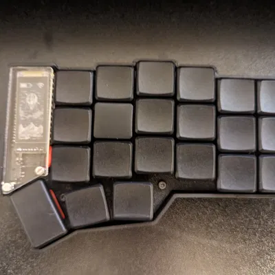 Vỏ và đế không dây Corne choc kiểu thấp