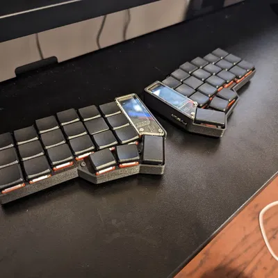 Vỏ và đế không dây Corne choc kiểu thấp