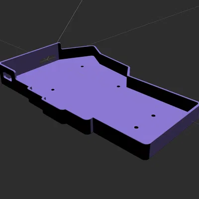 Vỏ và đế không dây Corne choc kiểu thấp