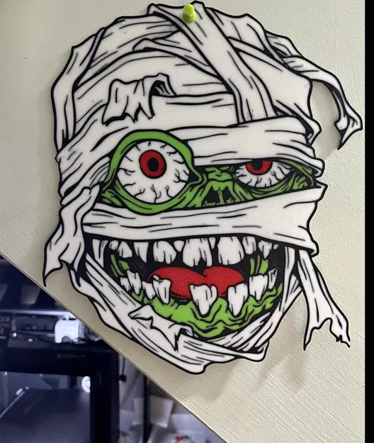 Mô hình xác ướp nghệ thuật cho trang trí Halloween - Image 2