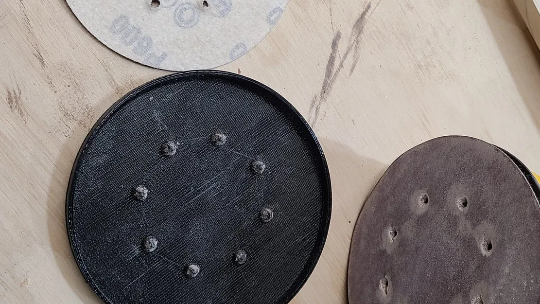 Mô hình khoan lỗ cho đĩa chà nhám 5 inch - Image 2