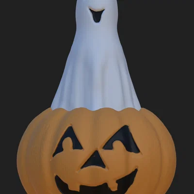 Ma vui vẻ trong quả bí ngô Jack O'Lantern