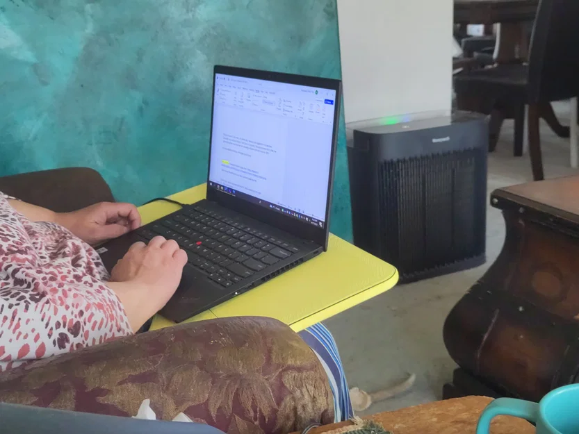 Bàn làm việc gấp cho người có vòng bụng lớn - Image 2