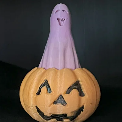 Ma vui vẻ trong quả bí ngô Jack O'Lantern