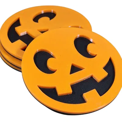 Giá đỡ ly 'Happy Jack' hình bí ngô cho Halloween