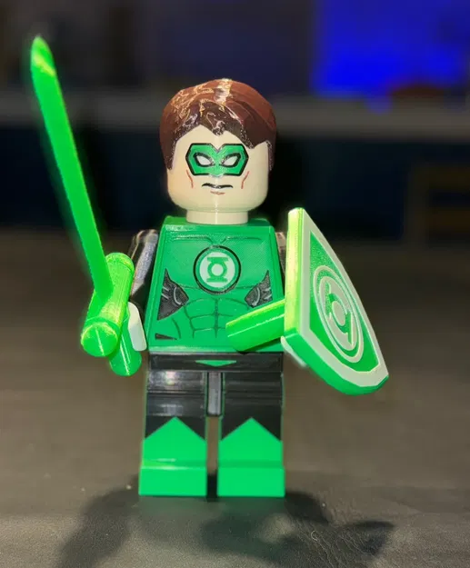 Mô hình Green Lantern Brick MegaFigure (Tỉ lệ 5:1) - Image 1