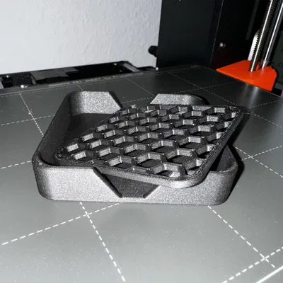 Đế Lót Ly Hình Vuông Hiện Đại Tối Giản Kèm Giá Đỡ