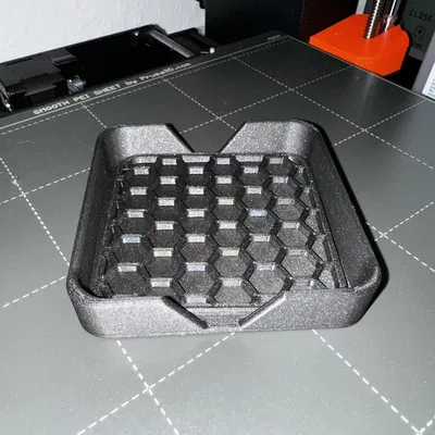 Đế Lót Ly Hình Vuông Hiện Đại Tối Giản Kèm Giá Đỡ