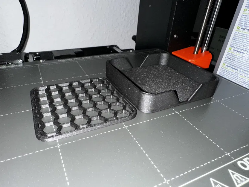 Đế Lót Ly Hình Vuông Hiện Đại Tối Giản Kèm Giá Đỡ - Image 4