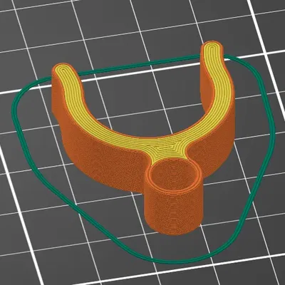 Khối chặn giá đỡ cuộn filament MK4 MK3