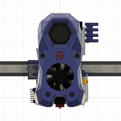 Mount Voron StealthBurner với BLTouch cho Mega Zero V1 và Ender 3