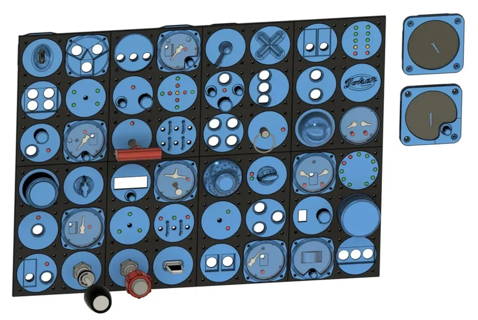 Mô hình bảng điều khiển cho cockpit gia đình dễ lắp ráp - Image 2